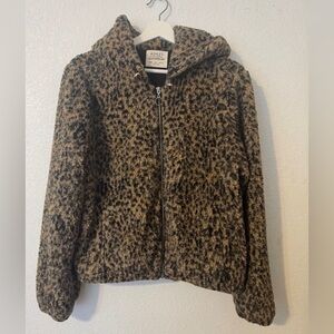 Ashley By 26 International Women’s Leopard Print Jacket
